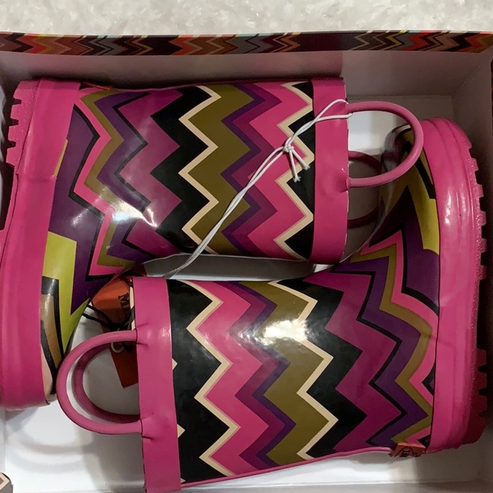 Missoni for Target Kids Rain boots NWT